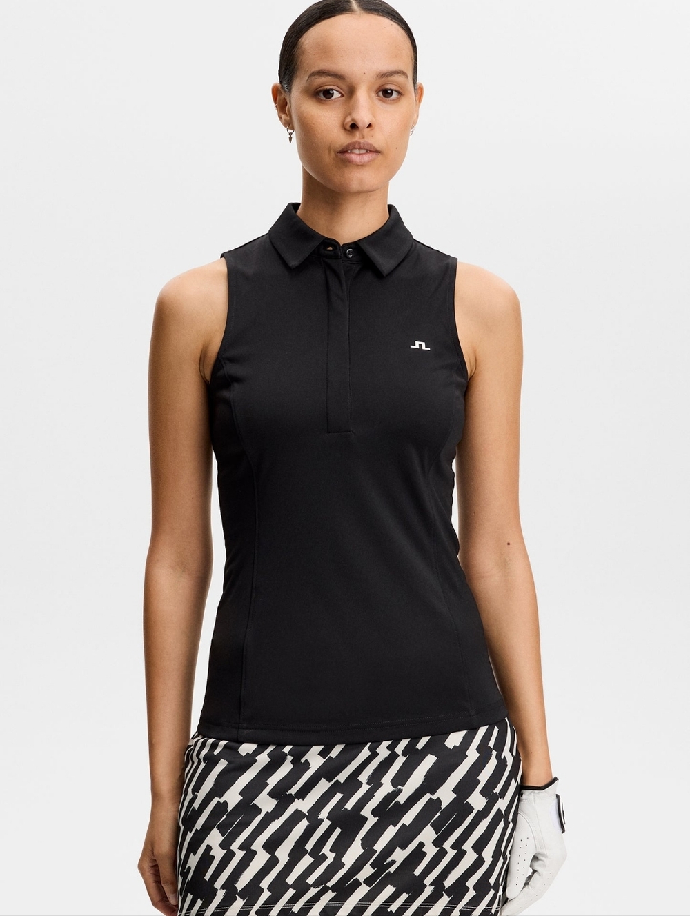 J.Lindeberg Sleeveless Dena Sleeveless Top - Black